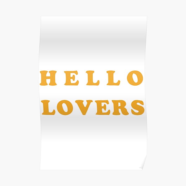 Niall Horan Merch Hello Lovers Poster RB3010 product Offical niall-horan Merch