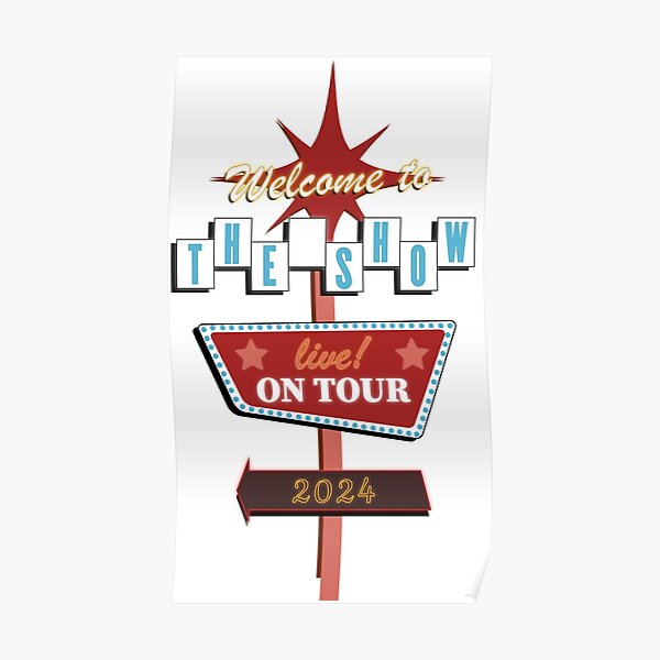 niall horan the show tour sticker 2024 one direction Poster RB3010 product Offical niall-horan Merch