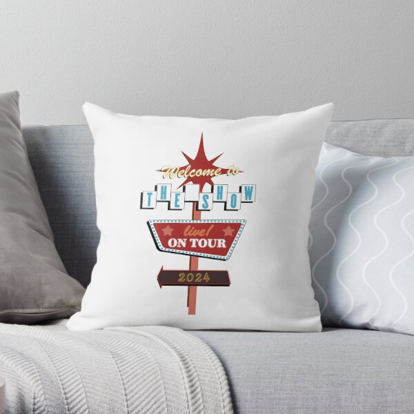 niall horan the show tour sticker 2024 one direction Throw Pillow RB3010 product Offical niall-horan Merch