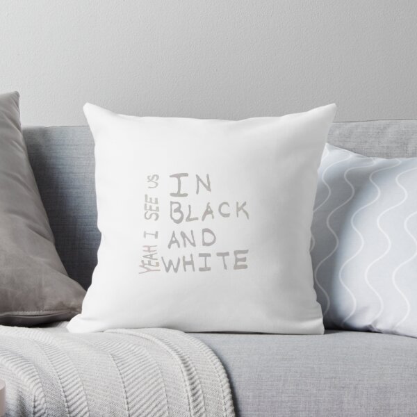 Black and white Niall Horan Throw Pillow RB3010 product Offical niall-horan Merch