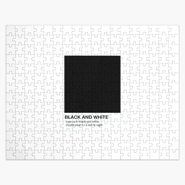 black and white by niall horan pantone Jigsaw Puzzle RB3010 product Offical niall-horan Merch