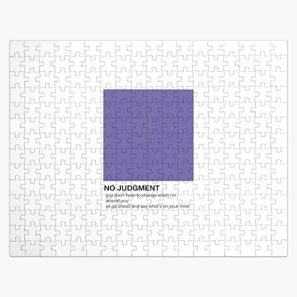 no judgement by niall horan pantone  Jigsaw Puzzle RB3010 product Offical niall-horan Merch
