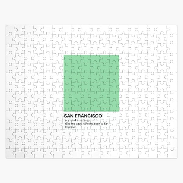 san francisco by niall horan pantone Jigsaw Puzzle RB3010 product Offical niall-horan Merch